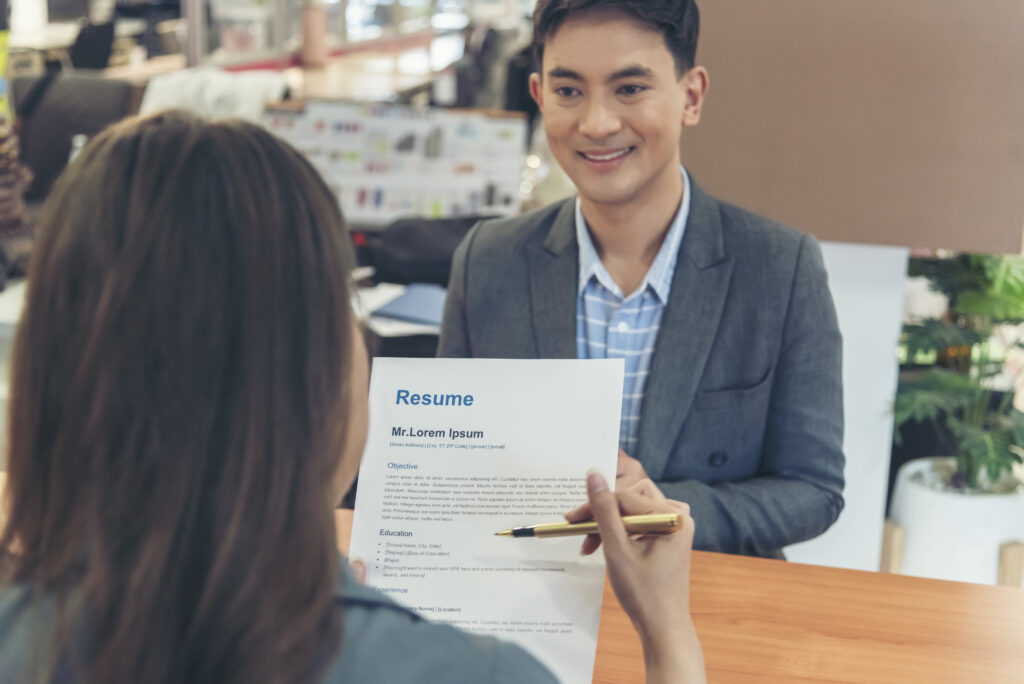 A young professional tries to get into sales